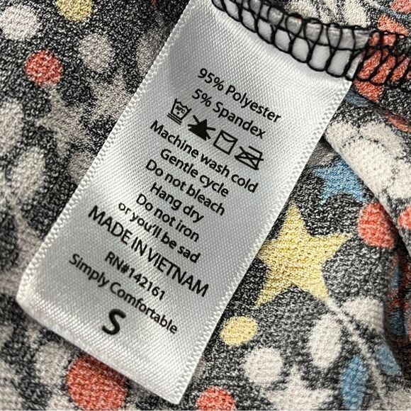 LuLaRoe long sleeve scoop neck Midi dress size small - Picture 10 of 12